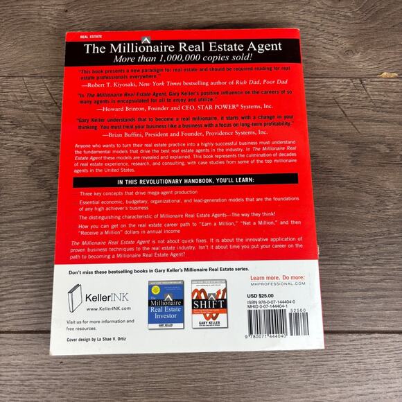 Lot of Two Books - The Millionaire Real Estate Agent - Gary Keller & Playbook - Picture 3 of 5